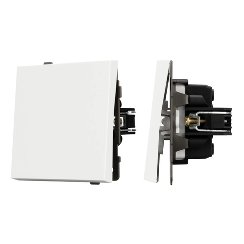Механизм выключателя одноклавишный перекрёстный SWT-TENDO-MKX1-SFPL-WH (230V, 10A) (Arlight, -)