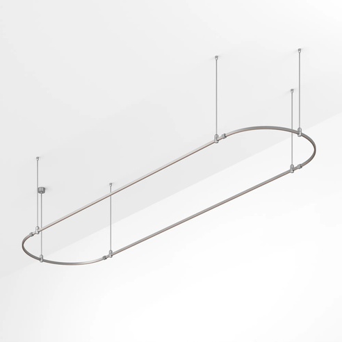 Трек ART-APRIORI-OVAL-ROD-800-4000x1000 (TN) (Arlight, IP20 Металл, 3 года)