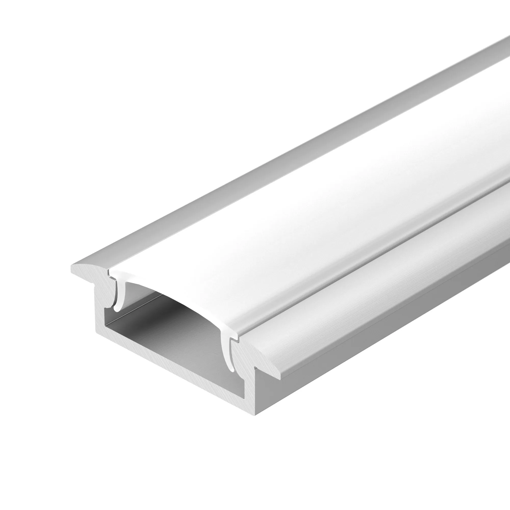 Профиль с экраном ALU-WIDE-F-H8-2000 ANOD+FROST (Arlight, Алюминий) - изображение товара