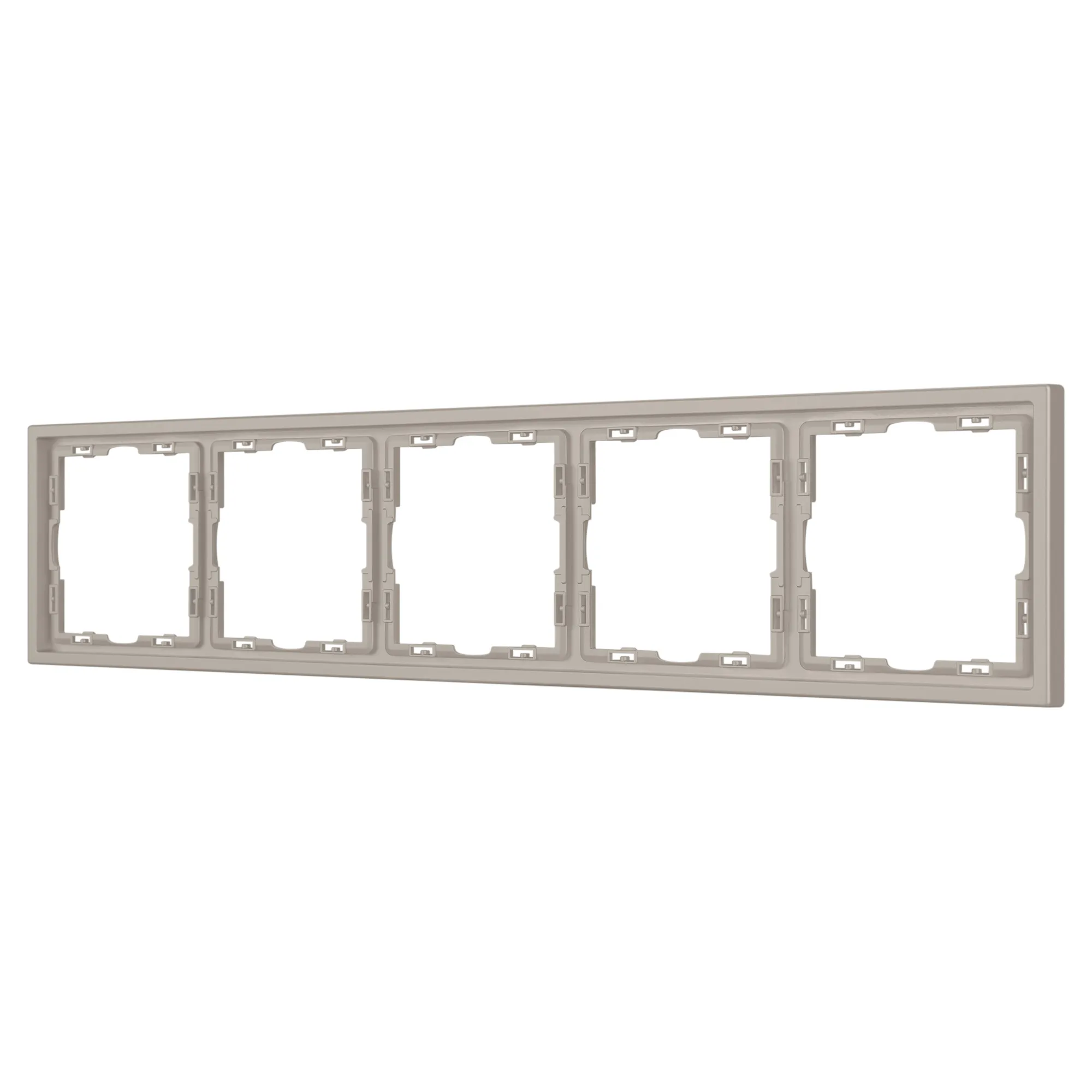 Рамка пластиковая FRM-NOBE-SFPL-5-CA (Arlight, Кашемир) - изображение товара