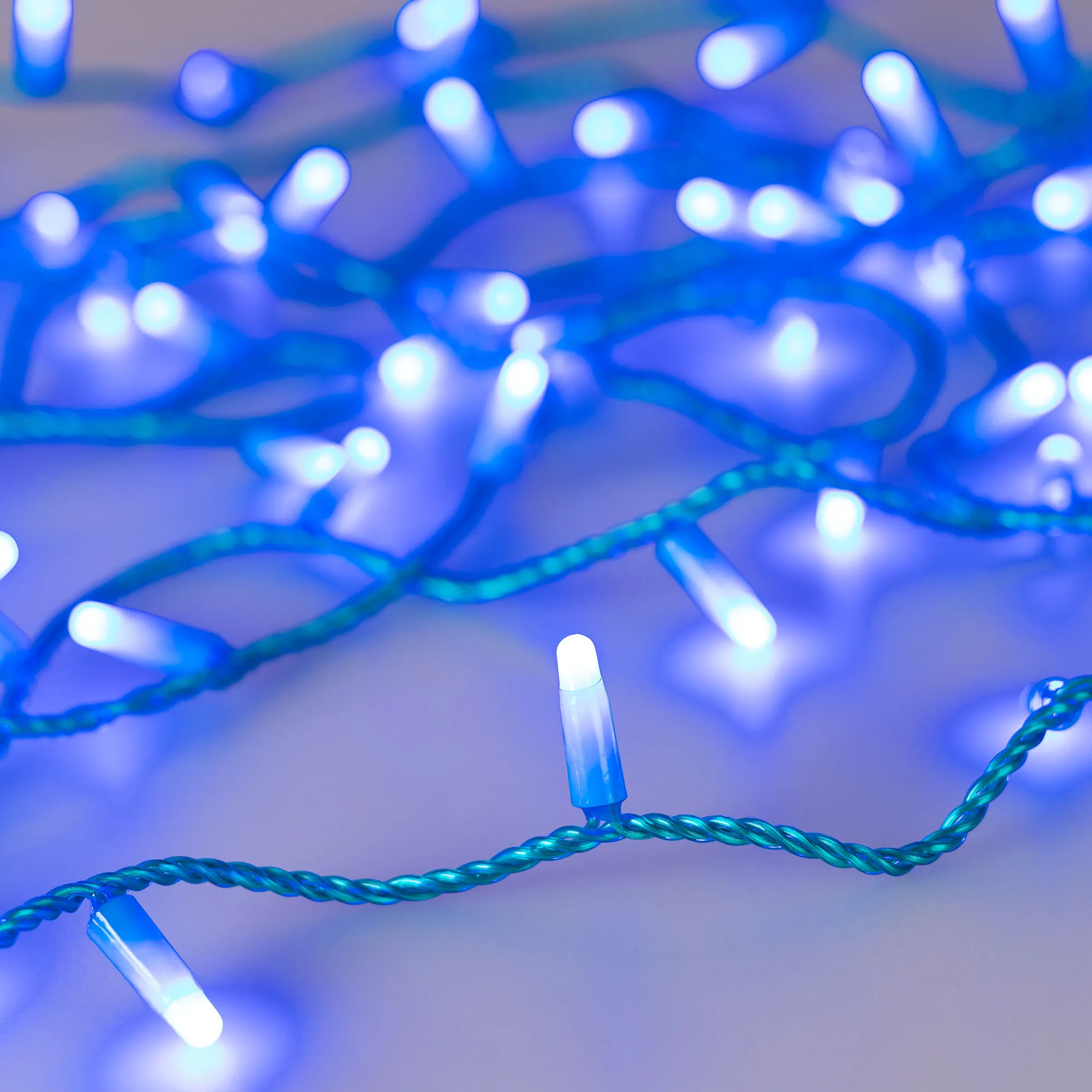 Светодиодная гирлянда ARD-STRING-CLASSIC-10000-BLUE-100LED-MILK-STD Blue (230V, 7W) (Ardecoled, IP65) - изображение товара