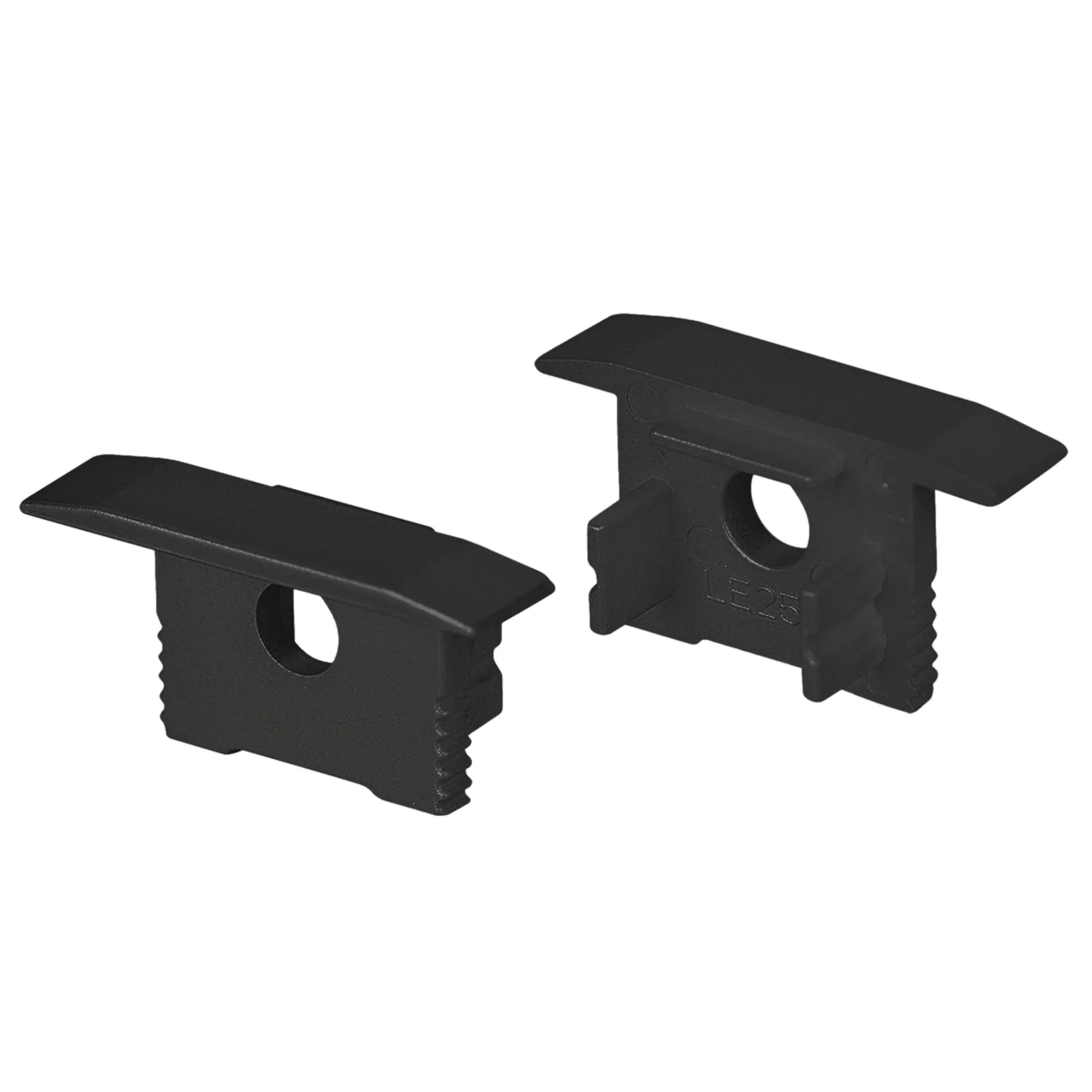 Заглушка SL-SLIM-H13M-F25 BLACK с отверстием (Arlight, Пластик) - изображение товара