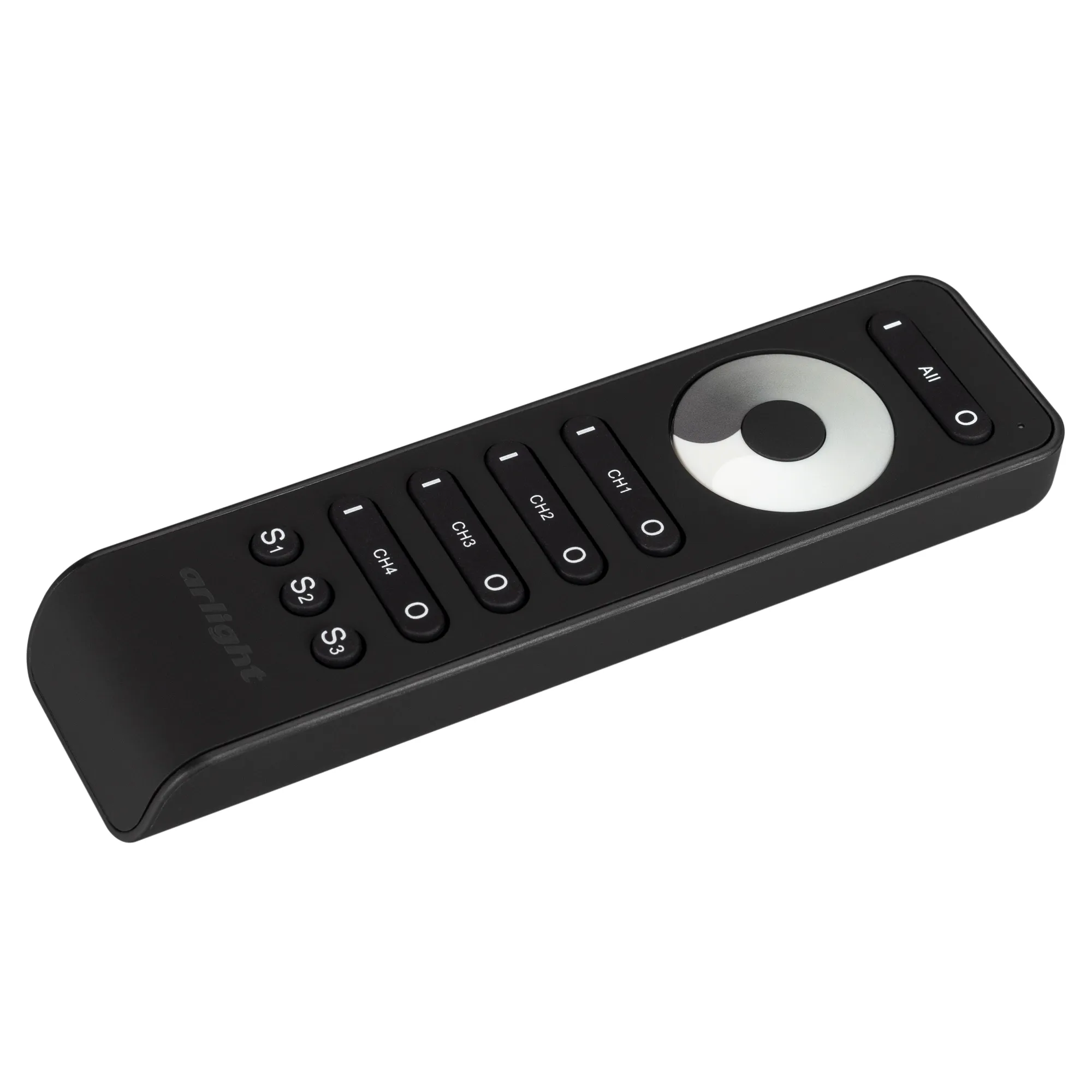 Пульт SMART-R33-DIM Black (4 канала, 2.4G) (Arlight, IP20 Пластик, 5 лет) - изображение товара