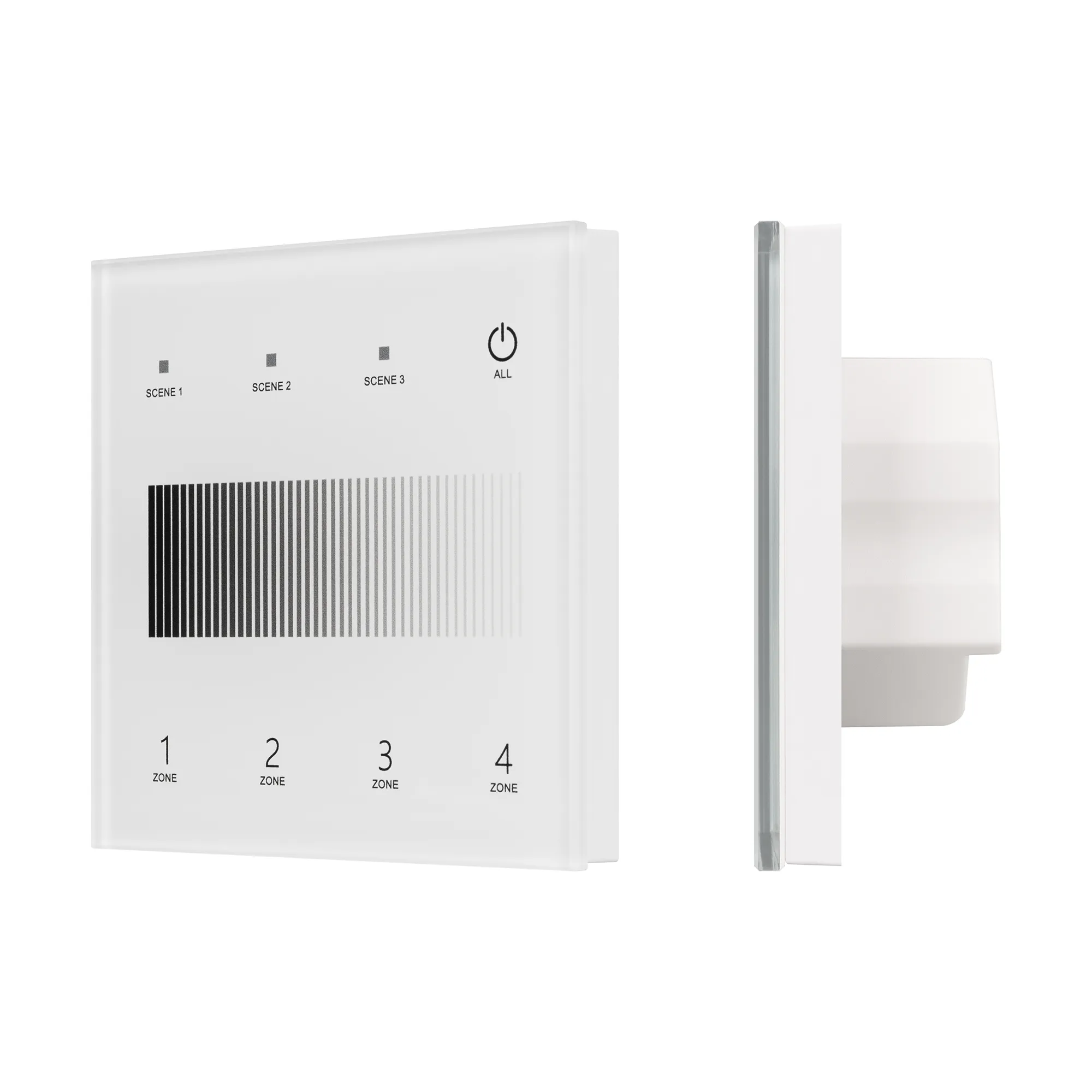 INTELLIGENT ARLIGHT Сенсорная панель SMART-DALI-301-11-4G-3SC-DT6 Белая (230V, встраиваемая, 2.4G) (IARL, IP20 Пластик, 5 лет) - изображение товара