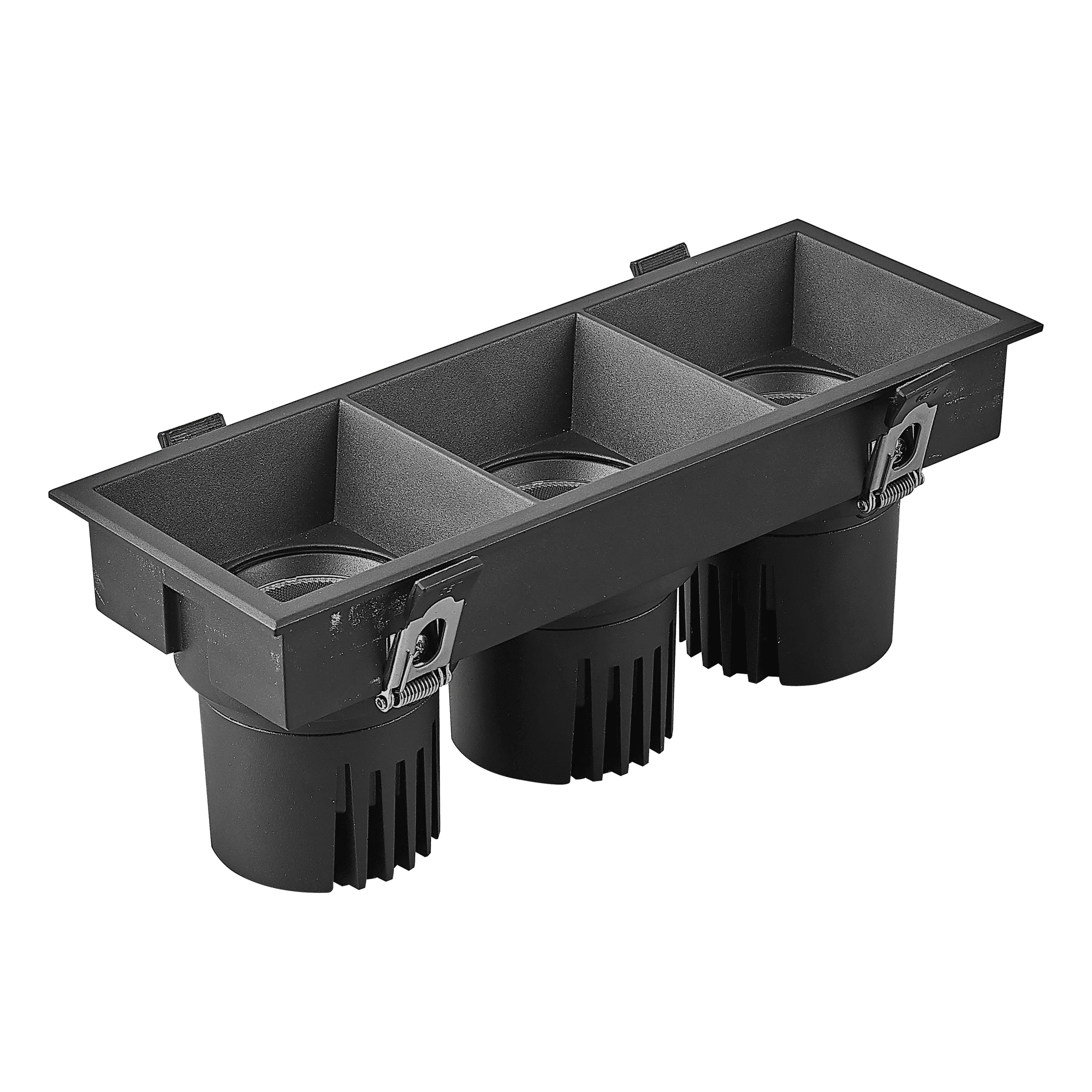 Светильник MS-FLOW-BUILT-S230x85-3x12W Warm3000 (BK, 55 deg, 230V) (Arlight, IP20 Металл, 5 лет)